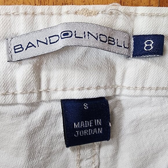 Bandolino White Jean Shorts Size 8 - Picture 6 of 13